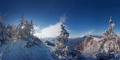Настоящая зима в Жигулевских горах
