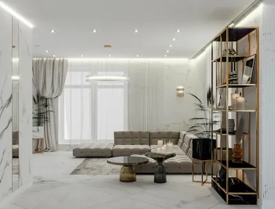 Дизайн Гостиной ⋆ Студия дизайна элитных интерьеров Luxury Antonovich Design
