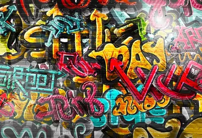 Фотообои Яркие граффити артикул Dgr-004 купить в Оренбург|;|9 |  интернет-магазин ArtFresco