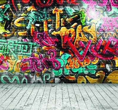 Фотообои Граффити на улице №20600 купить в Украине | Интернет-магазин  Walldeco