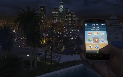 Скачать Grand Theft Auto 5 \"Franklin phone icons \"Gingerbread\" style\" -  Геймплей