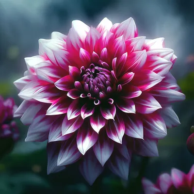 Цветок Георгин, красиво, связно, ярко…» — создано в Шедевруме