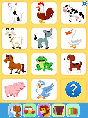 App Store: Звуки животных: Развивающие игры для малышей детей