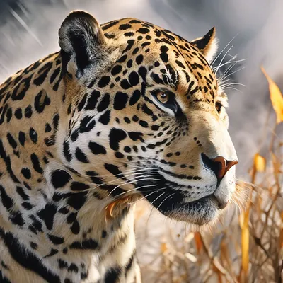 Портрет ягуара стоковое фото. изображение насчитывающей ухо - 49854274