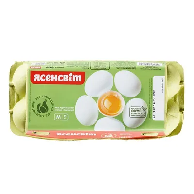 Яйца куриные Ясенсвіт 600г/10шт - купить в Киеве, цена на Cooker