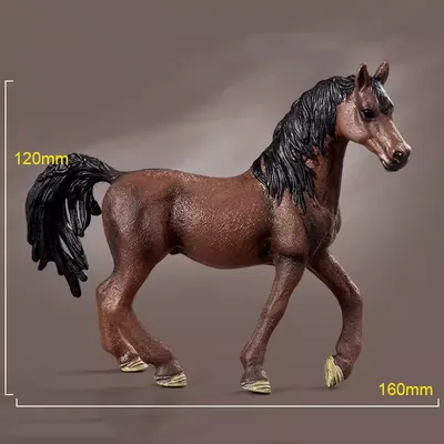 8 высококачественных игрушечных моделей лошадей, имитация диких животных,  ферма из ПВХ, твердая лошадь, украшение | AliExpress