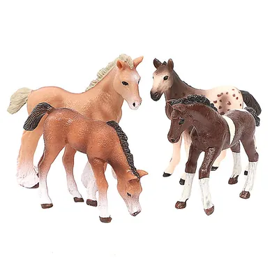 Купить Реалистичная модель лошади Цянь в действии и физическое  моделирование игрушечных фигурок | Joom
