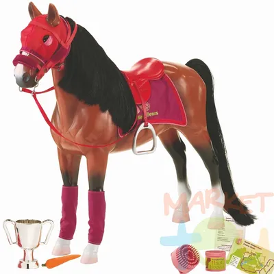 Лошадь породы Американская Чистокровная. OG Dolls артикул 11573 -  интернет-магазине игрушек «Маркет Той»