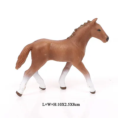 Лошадь и жеребёнок, набор деревянных игрушек – ForestMelody