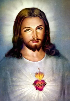 Купить Икона Сердце Иисуса Христа ПСТ-02559