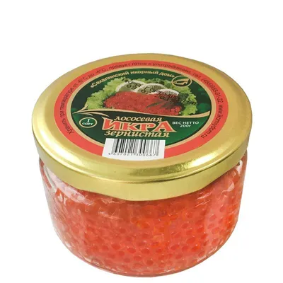 Купить красную лососевую икру горбуши 200 г в стеклянной банке -  натуральный дальневосточный продукт в интернет-магазине seafood-shop.ru