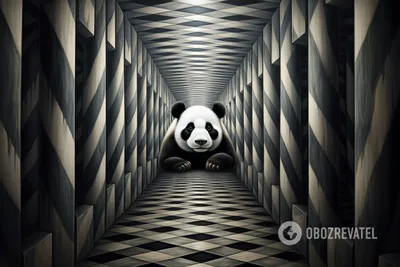 Оптическая иллюзия – найдите животное, спрятанное среди людей