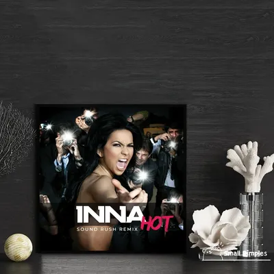 Inna Hot Album Cover T-Shirt White