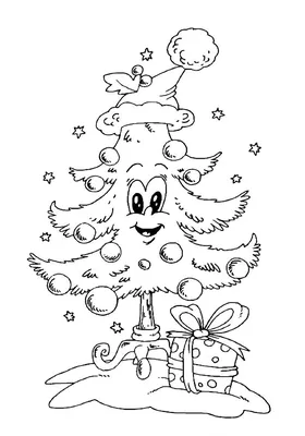 Идеи для срисовки новогодняя елочка (90 фото) » идеи рисунков для срисовки  и картинки в стиле арт - АРТ.КАРТИНКОФ.КЛАБ