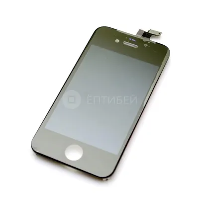 Дисплейный модуль (тач стекло + экран, матрица) для iPhone 4S черный для  самостоятельной замены с инструкцией
