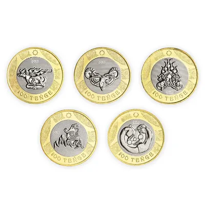 Купить Казахстан набор из 5 юбилейных монет 2022 года \"Сакский стиль\" — в  Екатеринбурге или с доставкой по всей России