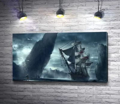 Пиратский корабль из фильма Пираты …» — создано в Шедевруме