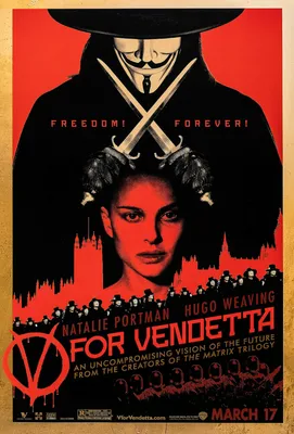 Купить постер (плакат) «V» значит Вендетта на стену для интерьера