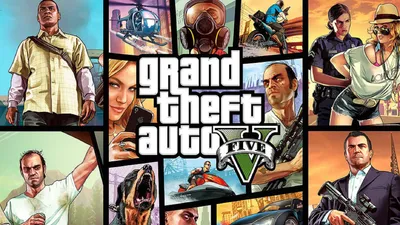 Картинки Игры ГТА 5 Grand Theft Auto Мужчины Грабитель втроем