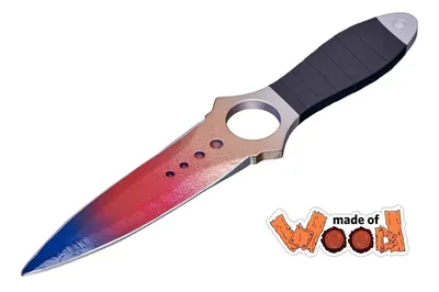 Сувенирный Нож бабочка из КС ГО (CS:GO) Деревянный Нож бабочка Butterfly  Knife, МРАМОРНЫЙ ГРАДИЕНТ. (ID#1366946262), цена: 135 ₴, купить на Prom.ua