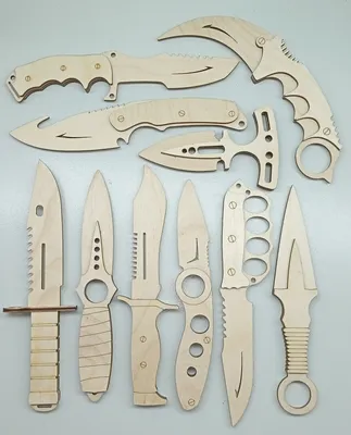 Набор ножей разобранных 10 шт/Детское оружие, игрушки кс го - купить с  доставкой по выгодным ценам в интернет-магазине OZON (594983973)