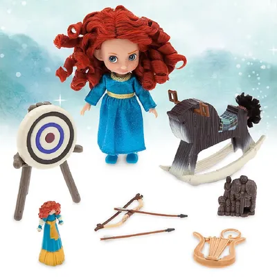 Дисней Аниматор Храбрая Сердцем набор с мини куклой Меридой– купить в  интернет-магазине, цена, заказ online