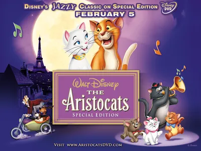 Art MiNi Коты Аристократы Disney Картина по номерам на картоне 15х21