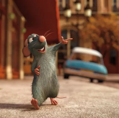 Рататуй, мульт герой мышь - повар» — создано в Шедевруме