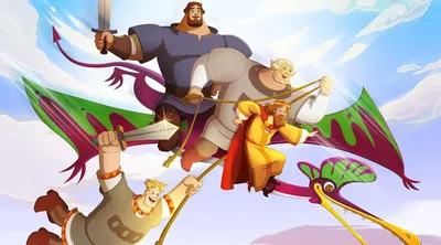 Sony и Фонд Кино представили первый трейлер мультфильма \"Три богатыря и  конь на троне\" | GameMAG