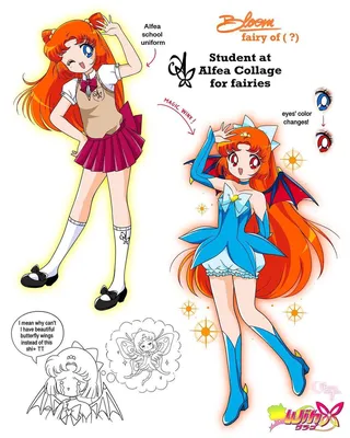 Первое превращение Винкс в аниме стиле в рисунках Erickiwi - YouLoveIt.ru |  Winx club, Photo club, Magical girl