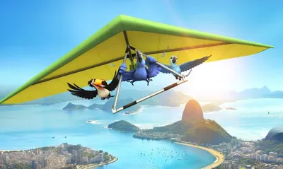 Игрушки плюшевые в виде попугая из мультфильма «Rio 2», 30 см | AliExpress