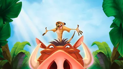 Раскраска Тимон и Пумба | Раскраски из мультфильма Король лев (Lion King)