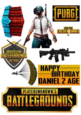 вафельная картинка пубг чикен динер #pubgtaguhi #vafelnayakartinkapubg  #пубгвмнервинер | Birthday cake topper printable, Photo cake topper,  Birthday cake toppers