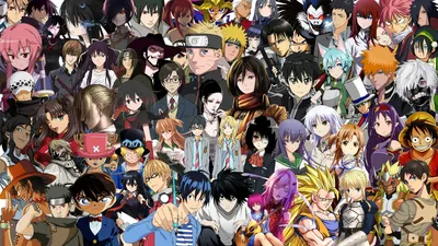 Персонажи из разных аниме вместе - 24 фото