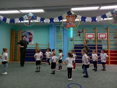 В детском саду прошли музыкально-спортивные праздники, посвященные 23  февраля