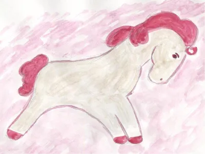 Конь с розовой гривой иллюстрации к рассказу (47 фото) » Рисунки для  срисовки и не только