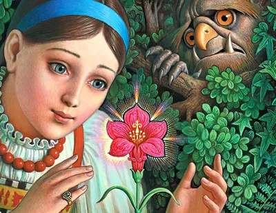 Рисунок Сказка Аленький цветочек №17028 - «Сказки родного края» (10.02.2024  - 01:01)