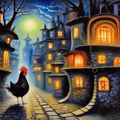 Черная курица, или подземные жители - Волшебная повесть для детей  -Погорельский с иллюстрациями