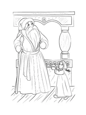 Рисунок карандашом сказка мороз иванович (16 шт)