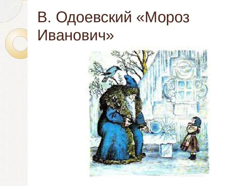 Иллюстрация к каждой части сказки мороз иванович. Сказка Одоевского Мороз Иванович. Одоевский Мороз Иванович иллюстрации к сказке. Одоевский Мороз Иванович Ленивица.