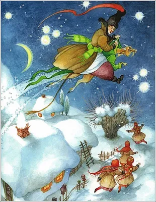 Иллюстрация 9 из 47 для Ночь перед Рождеством - Николай Гоголь | Лабиринт -  книги. Источник: NM