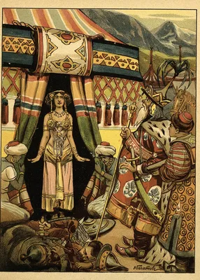 Иллюстрация 1 из 44 для Сказка о золотом петушке - Александр Пушкин |  Лабиринт - книги. Источник: Лабиринт
