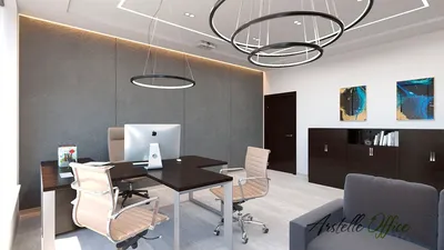 Дизайн кабинета руководителя в современном стиле | ДЭФО