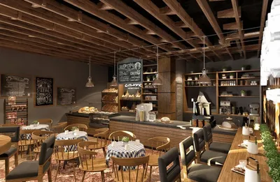 Кафе в стиле лофт | Cafe interior design, Bar interior design, Restaurant  interior design