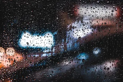 Капли дождя на стекле » ImagesBase - Обои для рабочего стола