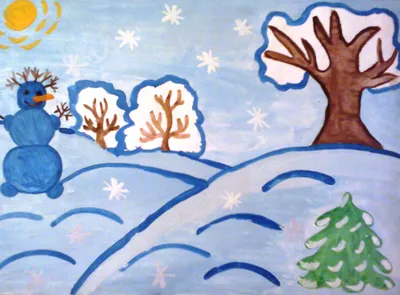 Красивый рисунок на тему зима карандашом (49 фото) » рисунки для срисовки  на Газ-квас.ком