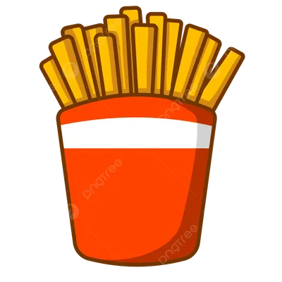 картофель фри PNG рисунок, картинки и пнг прозрачный для бесплатной  загрузки | Pngtree