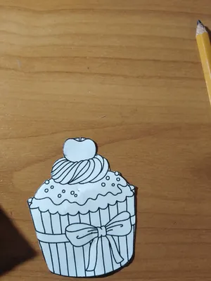 Как нарисовать кекс, маффин поэтапно 11 уроков