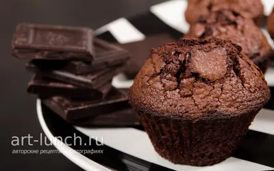 Шоколадные кексы с орехами пошаговый рецепт с фото