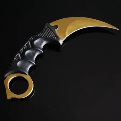 Деревянный Керамбит Karambit Gold из Стандофф 2, КС:ГО, Керамбит игрушечный  керыч. Керамбит Золотой Голд CS:GO (ID#1678214402), цена: 99.60 ₴, купить  на Prom.ua